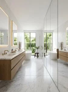 Expand the Space With Oversized Full-Length Mirrors
