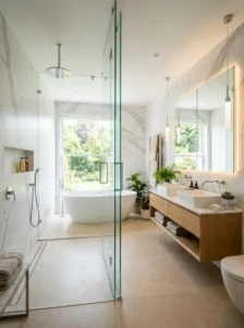 Family Bathroom Ideas With Separate Wet and Dry Zones
