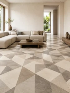 Geometric Flooring Designs for a Modern Statement