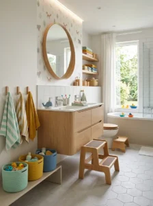 Kid-Friendly Family Bathroom Ideas That Encourage Independence