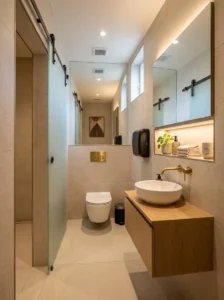 Space-Saving Layout Ideas for Small Restaurant Bathrooms