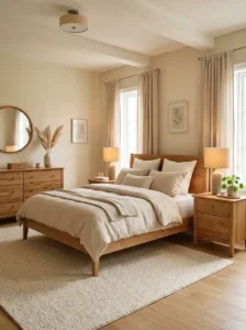 Natural Wood Furniture for Added Warmth