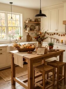 Seasonal Farmhouse Styling That Keeps the Kitchen Fresh