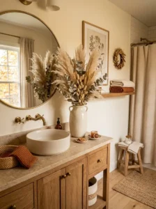 Decorate With Dried Pampas Grass and Autumn Stems