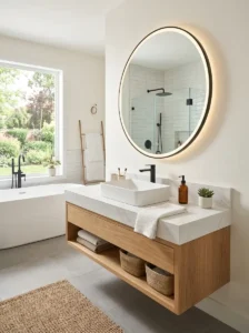 Family Bathroom Ideas With Durable Quartz Countertops