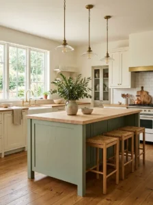 Two-Tone Farmhouse Island Design