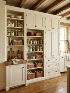 Floor-to-Ceiling Pantry Cabinets for Seamless Storage
