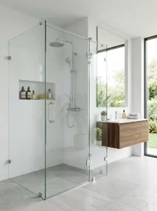 Frameless Glass Showers That Maximize Light