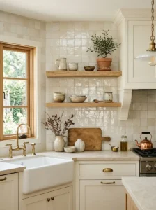 Handmade Zellige Tile Backsplash for Artisan Beauty