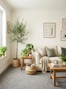 Bring Indoor Plants to Add Fresh Contrast