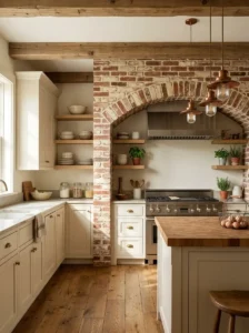 Exposed Brick Archway For Old-World Appeal