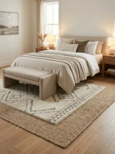 Layered Area Rugs That Add Texture and Comfort