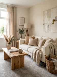 Layer Warm Neutral Colors for a Cozy Foundation