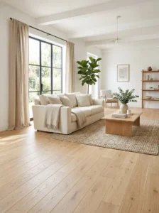 Light Wood Flooring For A Bright And Airy Space
