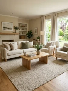 Ground Everything with a Centered Area Rug
