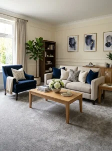 Introduce Deep Blue Accents for Timeless Elegance