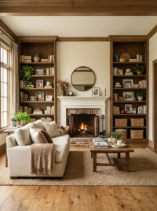 Use Matching Bookcases On Opposite Walls