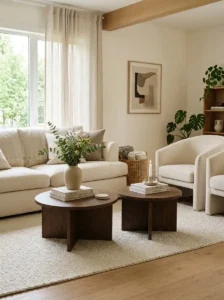 Try Two Small Coffee Tables Instead of One