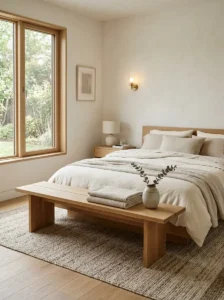 Low Platform Bench for a Calm, Grounded Look
