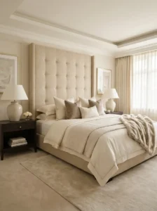 Hotel-Inspired Bedroom with Luxury Touches