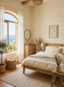 Soft Cream Walls for a Bright Coastal Foundation