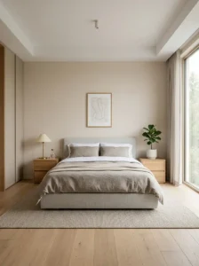 Minimal Bedroom Design with Clean Details