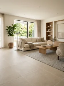 Matte Porcelain Tiles for a Clean Modern Finish