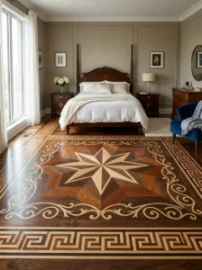 Decorative Parquet Inlay Flooring for a Custom Luxury Look