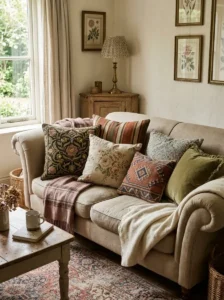 Heritage-Inspired Patterned Cushions