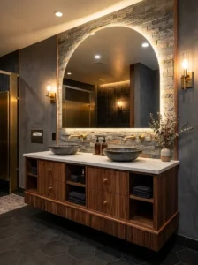 Statement Vanity That Sets the Tone