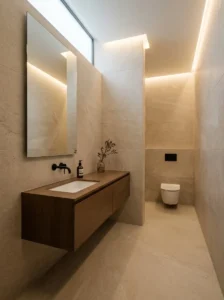 Large-Format Tiles for a Seamless Modern Look