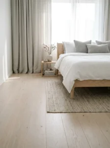 Blonde Ash Wood Floors for Scandinavian Simplicity