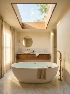 Install a Skylight Above Your Bathtub for Natural Light