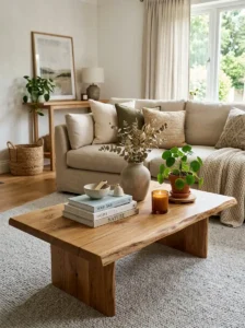 Style a Statement Coffee Table With Natural Decor