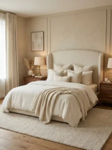 Upholstered Headboard for a Luxury Feel