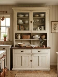 Vintage Hutch For Beautiful Kitchen Storage