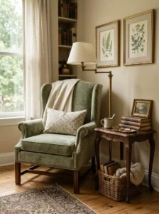 Elegant Corner Styling with Timeless Accessories