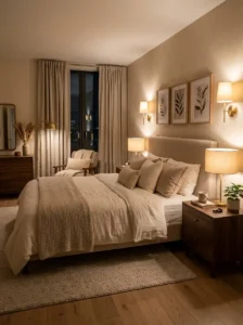 Warm Ambient Lighting For A Relaxing Bedroom