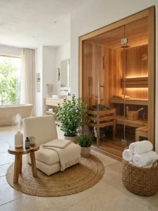 Create a Wellness Corner With Sauna and Aromatherapy