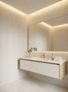 Use Textured Wall Tiles to Add Depth