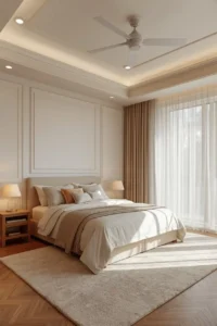 Modern Bedroom with Neutral Contrast