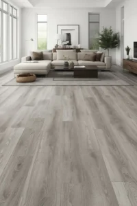 Gray Wood Flooring for a Modern Neutral Base