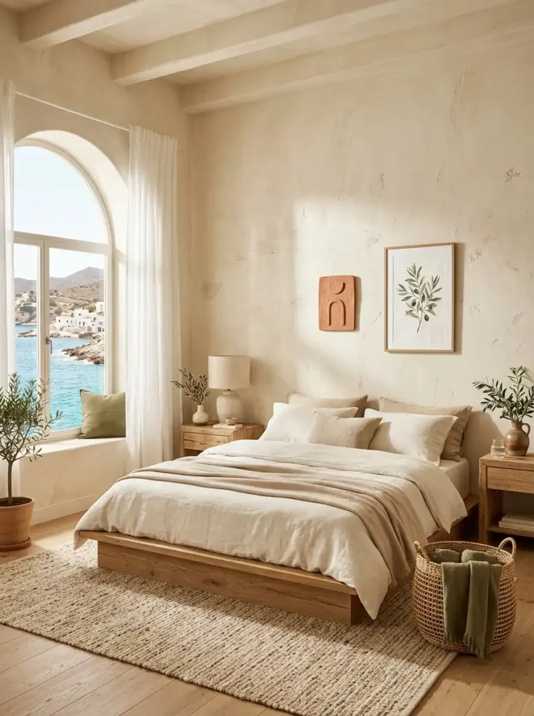 22 Mediterranean Bedroom Design Ideas for a Calm, Natural, and Timeless Retreat