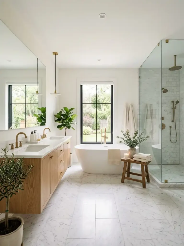 23 White Bathroom Ideas That Create a Bright, Elegant, and Timeless Space