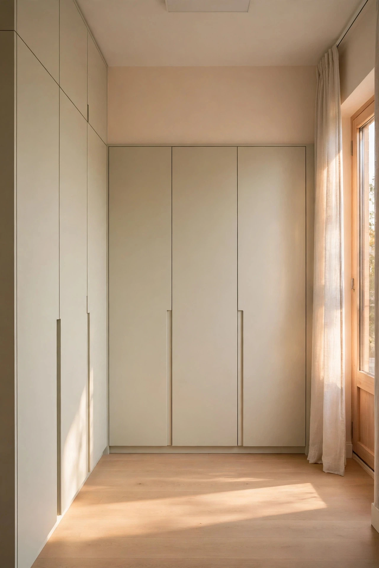 Build Storage Up the Wall, Not Across the Floor - bedroom inspiration ideas