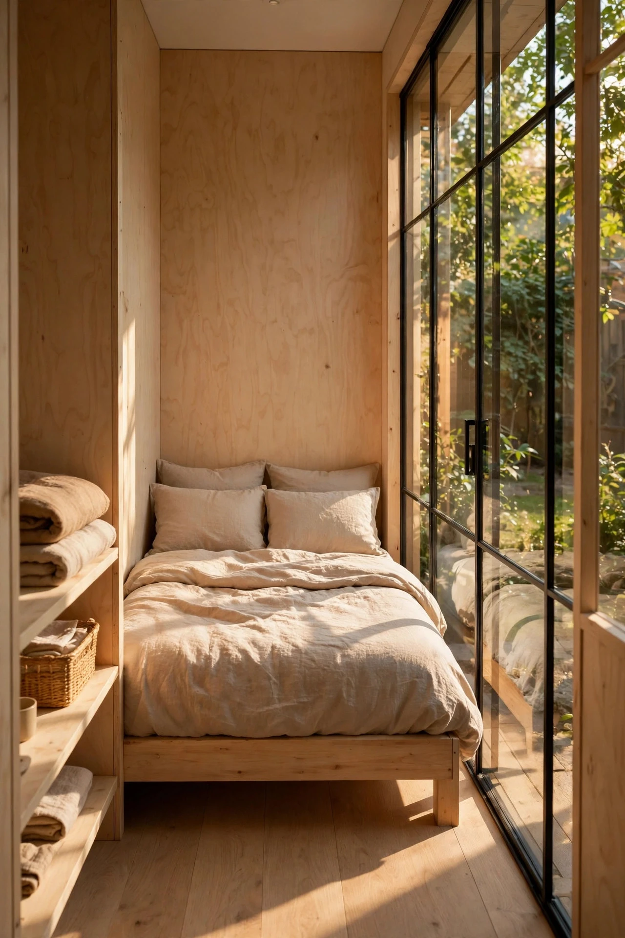 Make a Box Room Work With a Small Double and One Job Per Wall - bedroom inspiration ideas