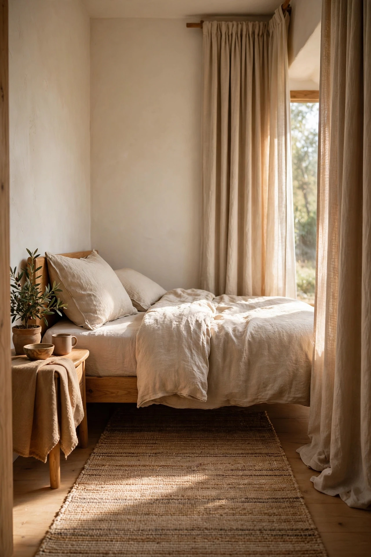 Stretch the Room With Rug Direction and Vertical Pattern - bedroom inspiration ideas
