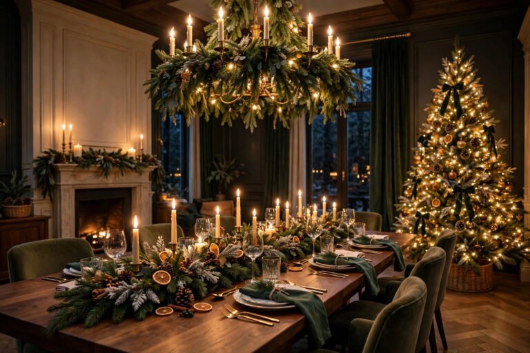 22 Christmas Dining Room Decor Ideas for a Festive Holiday Table