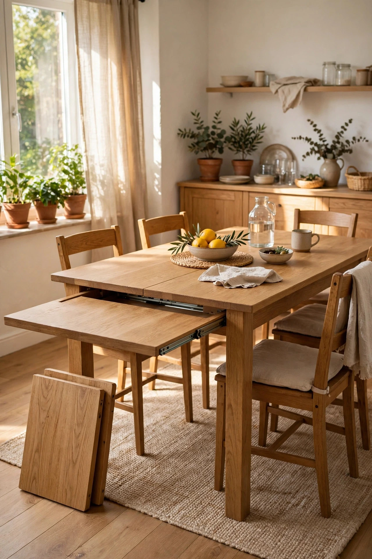 Choose an Extendable Table That Grows for Guests - dining room decor ideas