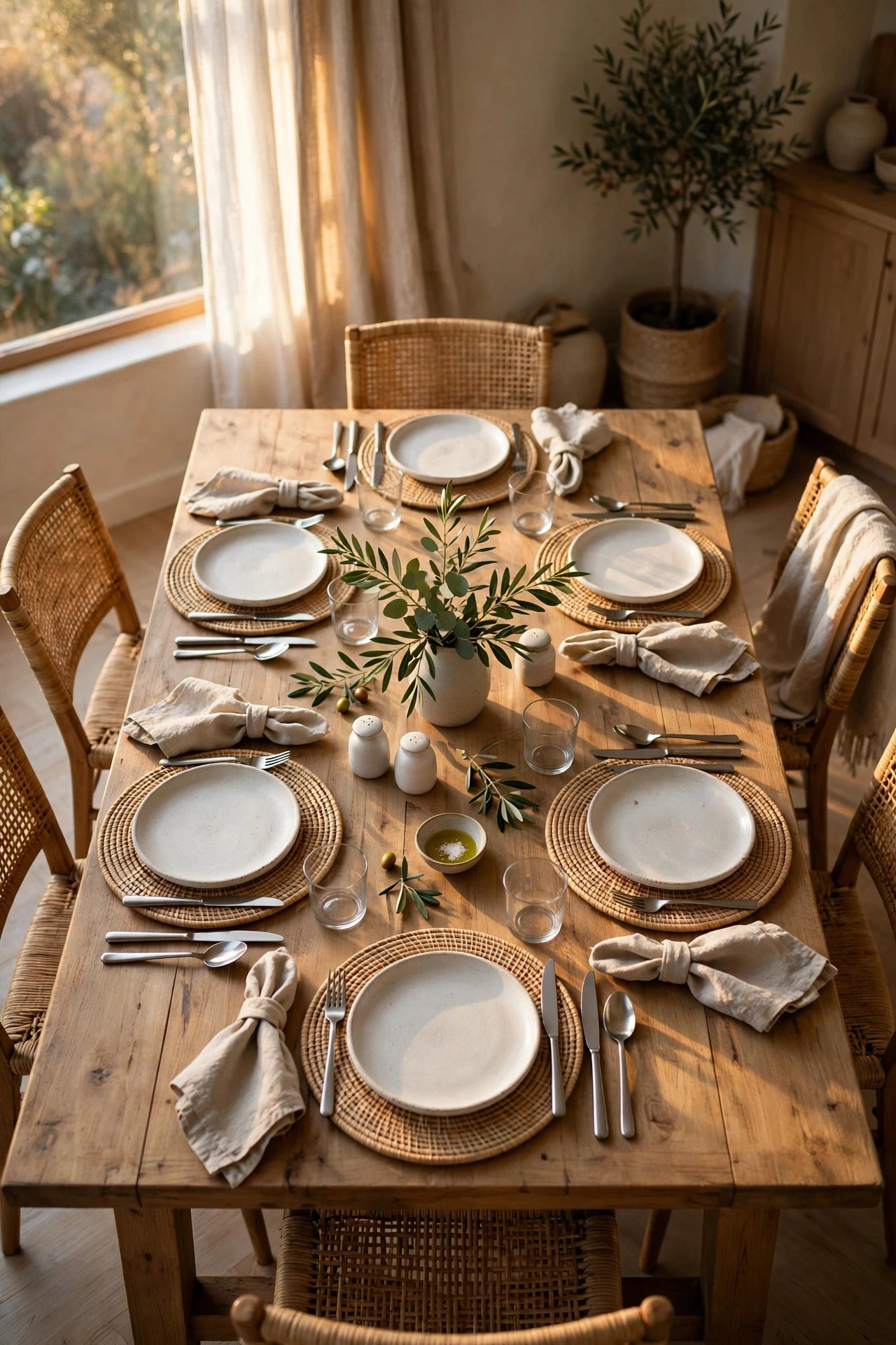 Build a Place-Setting System With Chargers and Tableware - dining room decor ideas
